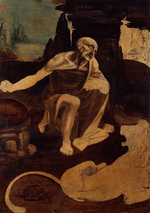 St Jerome praying in the Wilderness