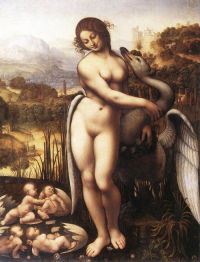 Leda and the Swan (copy after Leonardo)