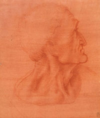 Study for the Last Supper (head of Judas)