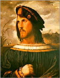 
<em>
Portrait of Cesare Borgia</em>, Altobello Meloni, c1515-1520<br />