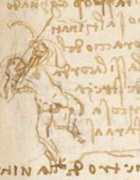 Codex Forster, Book 1 Fol 44r, detail © V&A Images, Victoria and Albert Museum