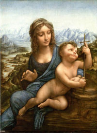 The Madonna of the Yarnwinder (The Lansdowne Madonna), 2001 Â© Private collection